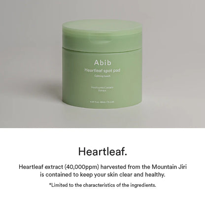 Abib Heartleaf spot pad Calming touch 150ml / 5.07 fl. oz. (80 pads)