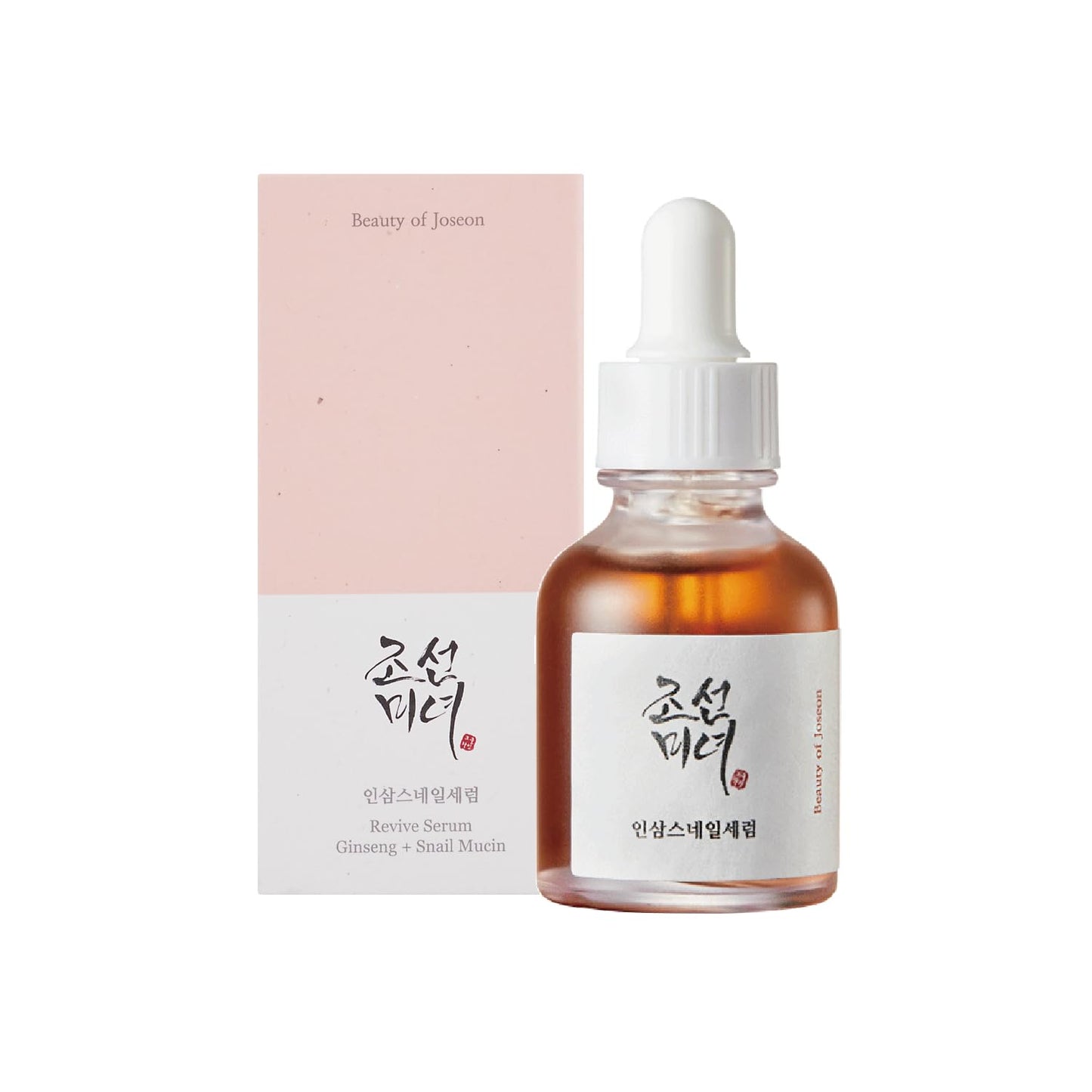 Suero revitalizante Beauty Of Joseon: ginseng + mucina de caracol, 30 ml/1 fl. oz.