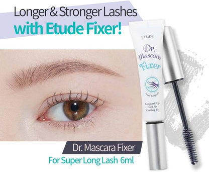 ETUDE Dr. Mascara Fixer Pestañas Super Largas 6g / 0.21 oz.