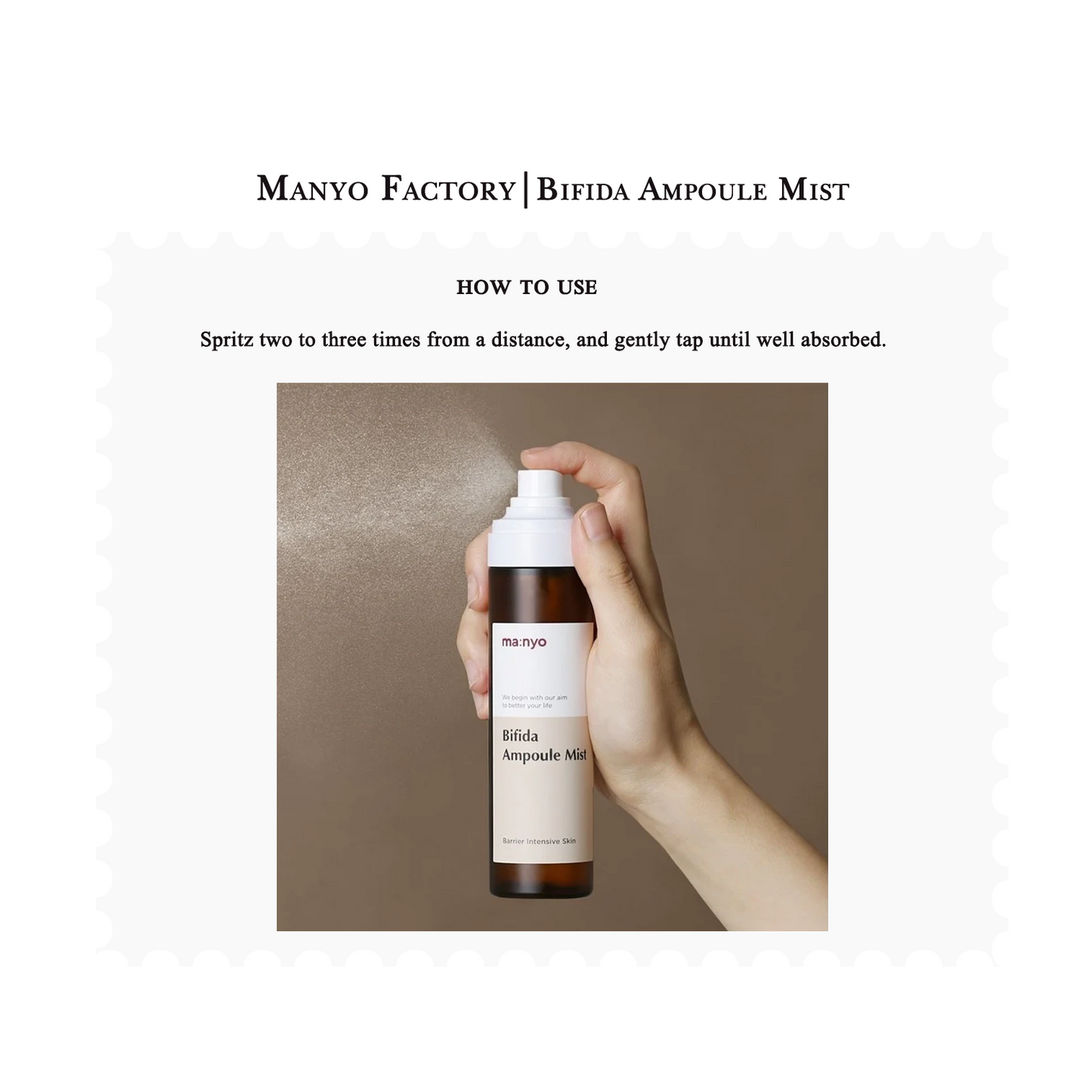 manyo Bifida Ampolla Niebla 120ml / 4.0 fl. onz. 