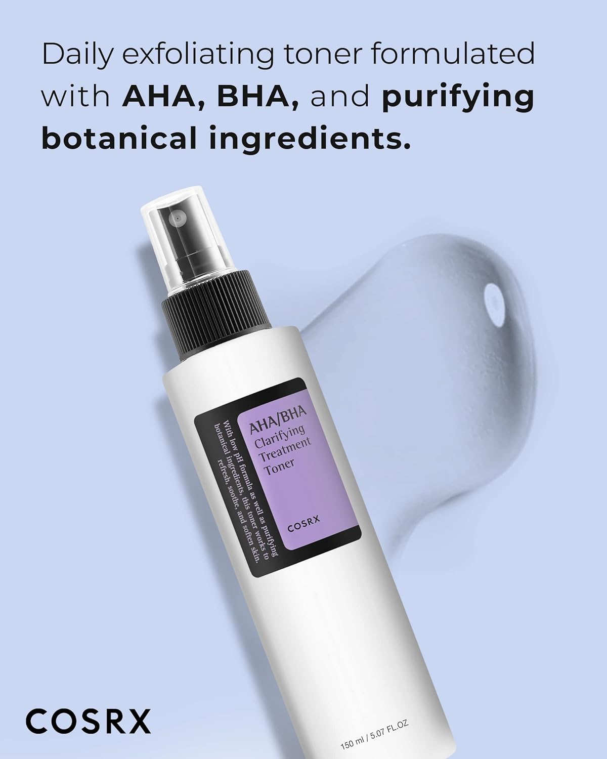 COSRX AHA/BHA Clarifying Treatment Toner 150 mL/5.07 fl.oz.