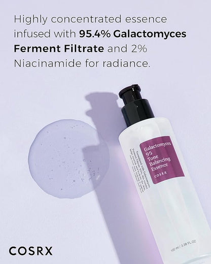 Esencia equilibrante del tono Galactomyces 95 de COSRX, 100 ml/3,38 fl.oz.