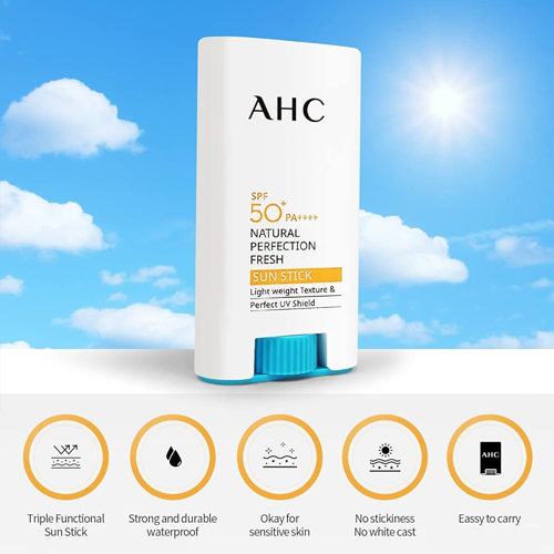 Barra protectora solar AHC Natural Perfection Fresh SPF50 PA++++ 17 g/0,59 oz.