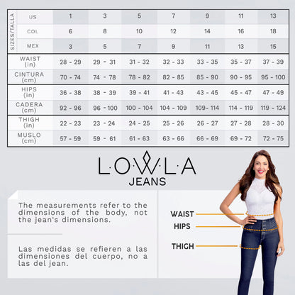 High Rise Denim Skinny Colombian Jeans for Women 212142 | Pantalones Levanta Cola