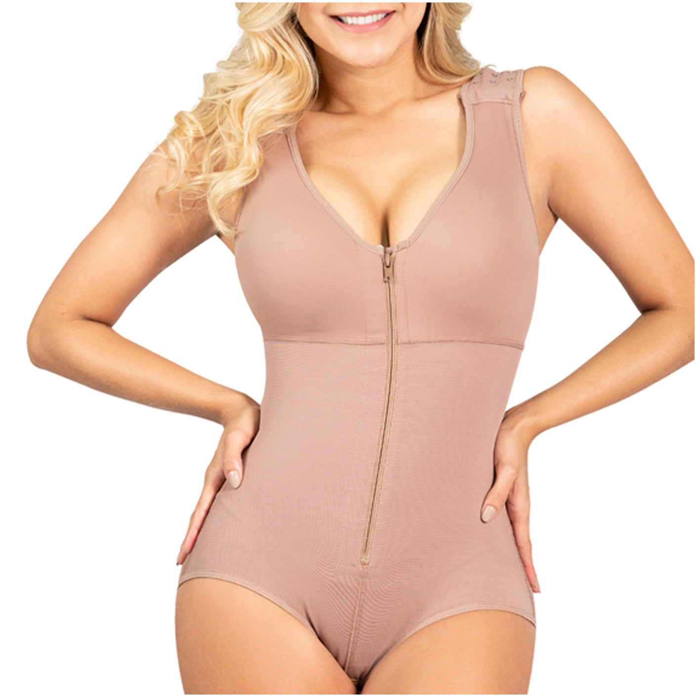 Panty Bodysuit Shapewear with Built-in Bra 055Z | Postpartum And Daily Use | Powernet